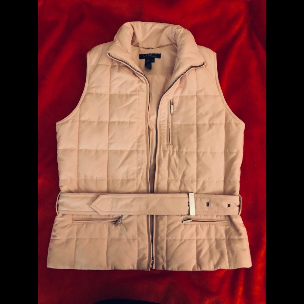 Lauren by Ralph Lauren ladies light pink vest